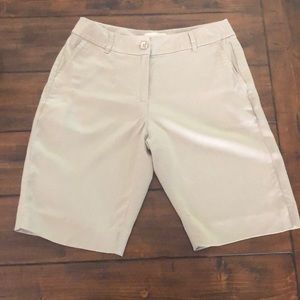 Tan Chico’s Bermuda shorts in Size 00